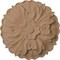 Ekena Millwork 9 1/4"W x 9 1/4"H x 1 1/8"P Large Kent Floral Round Rosette, Maple ROS09X09X01KEMA - alternate 1